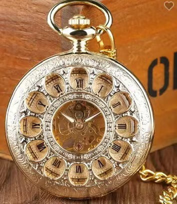 Mechanisch Zakhorloge met Spinnenwebpatroon — Bezit Tijdloze Gedurfdheid