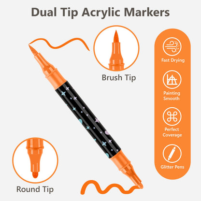 SparkArt – Glittermarker met dubbele punten