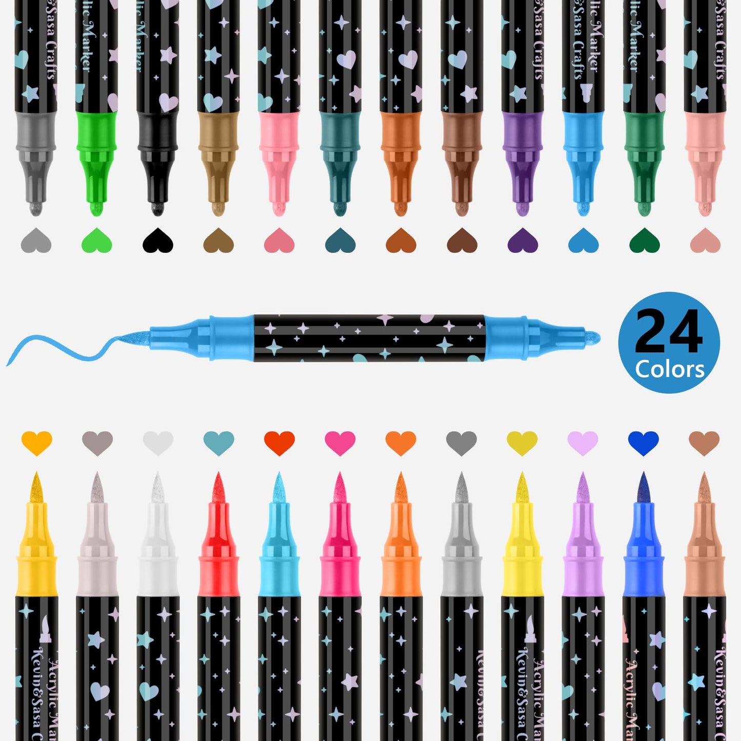 SparkArt – Glittermarker met dubbele punten