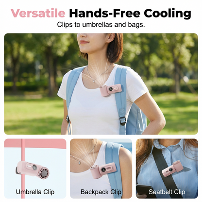 Clip Breeze Ventilator — Directe Handenvrije Verfrissing