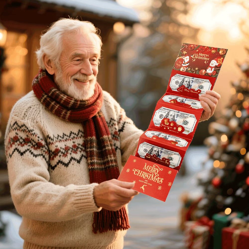 Festivo – Kerstcadeau envelop voor contant geld | 1+2 GRATIS