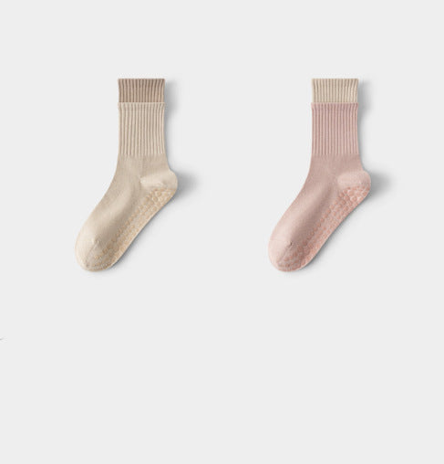 Amelia — Pilates Grip Sokken gemaakt van ademende katoenmix stof