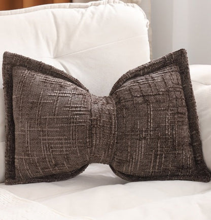 VelvetLuxe Strik Kussen — Luxe Comfort, Directe Stijl