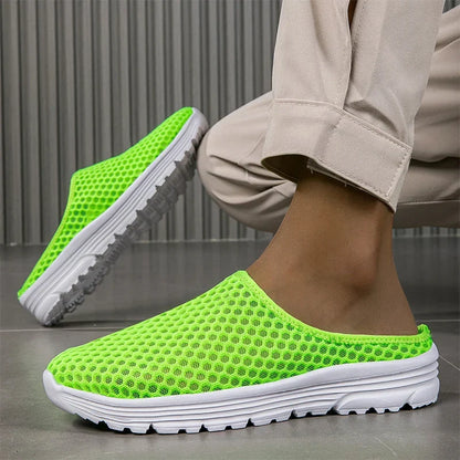 Aero – Ademend Mesh Slippers met Fluweelzacht Comfort