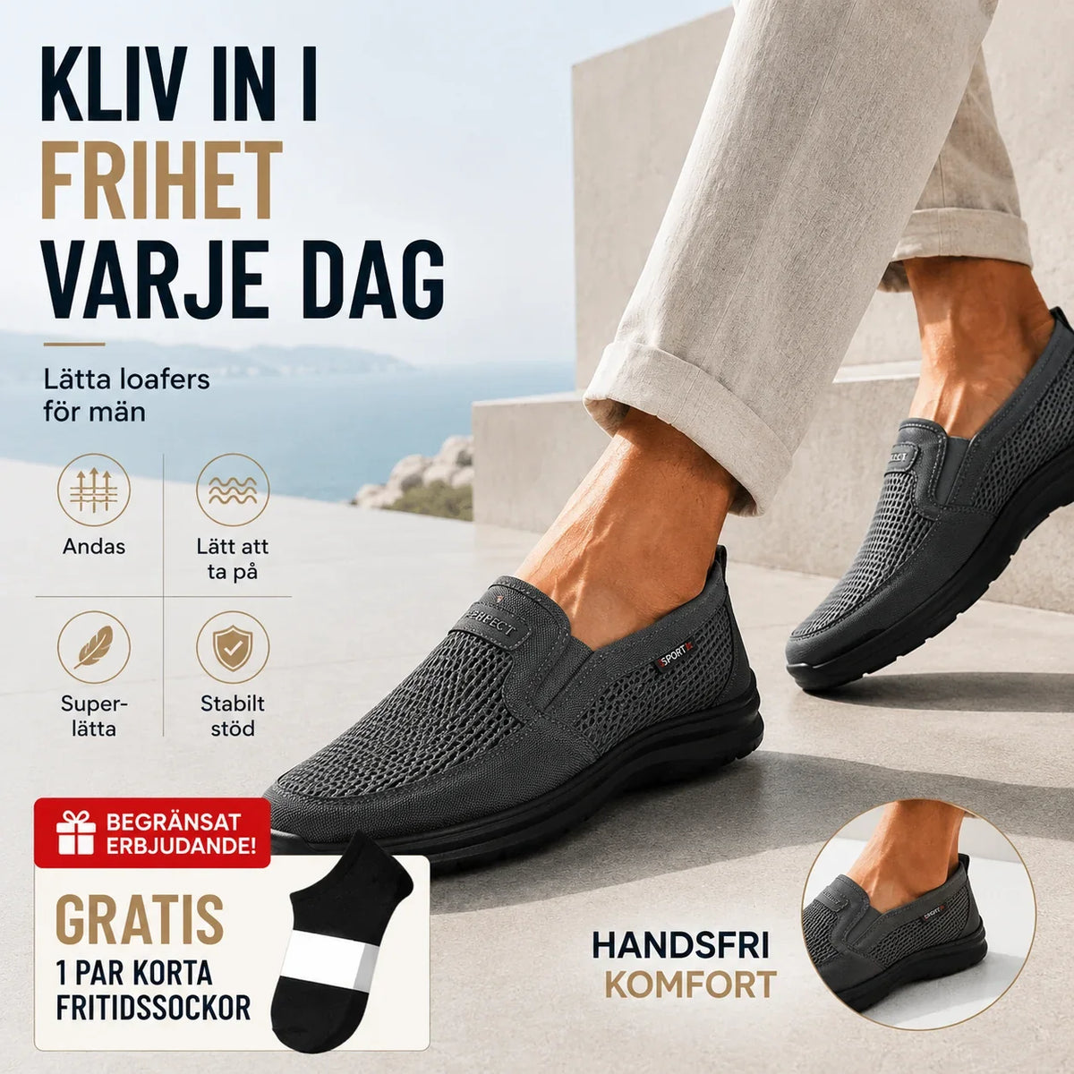 BreezeStep Mesh Schoenen – moeiteloze frisheid de hele dag lang