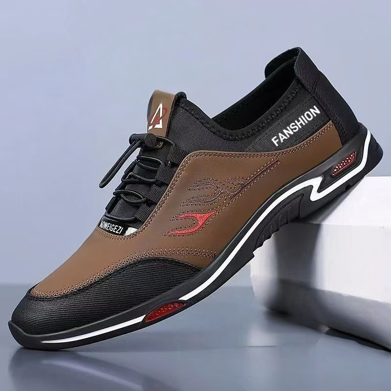 Heidi — Lichtgewicht Ademend Heren PU Leren Schoenen