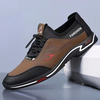Heidi — Lichtgewicht Ademend Heren PU Leren Schoenen