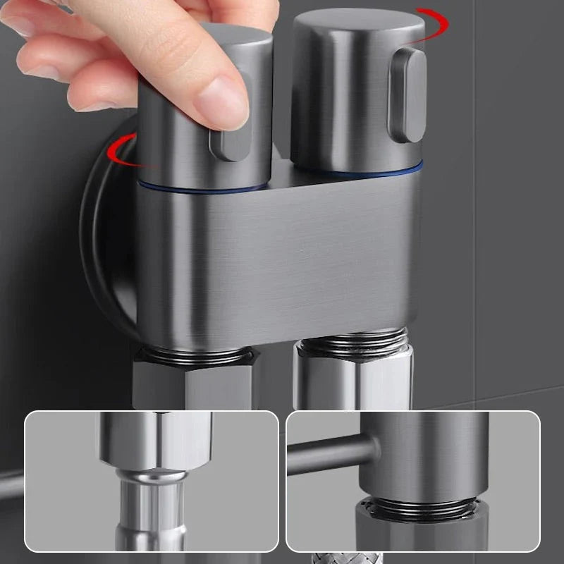 PerfectFlow Set met Klep en Bidetspuit — Volledige Controle, Ultieme Frisheid