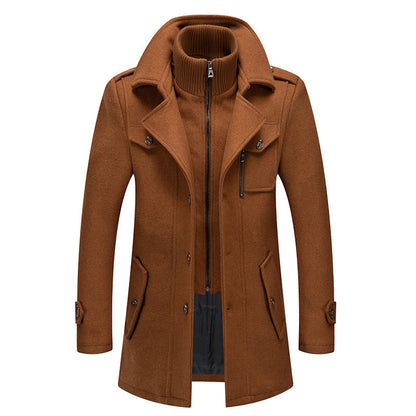 Home — Wol Tweed Jas voor Winterwarmte