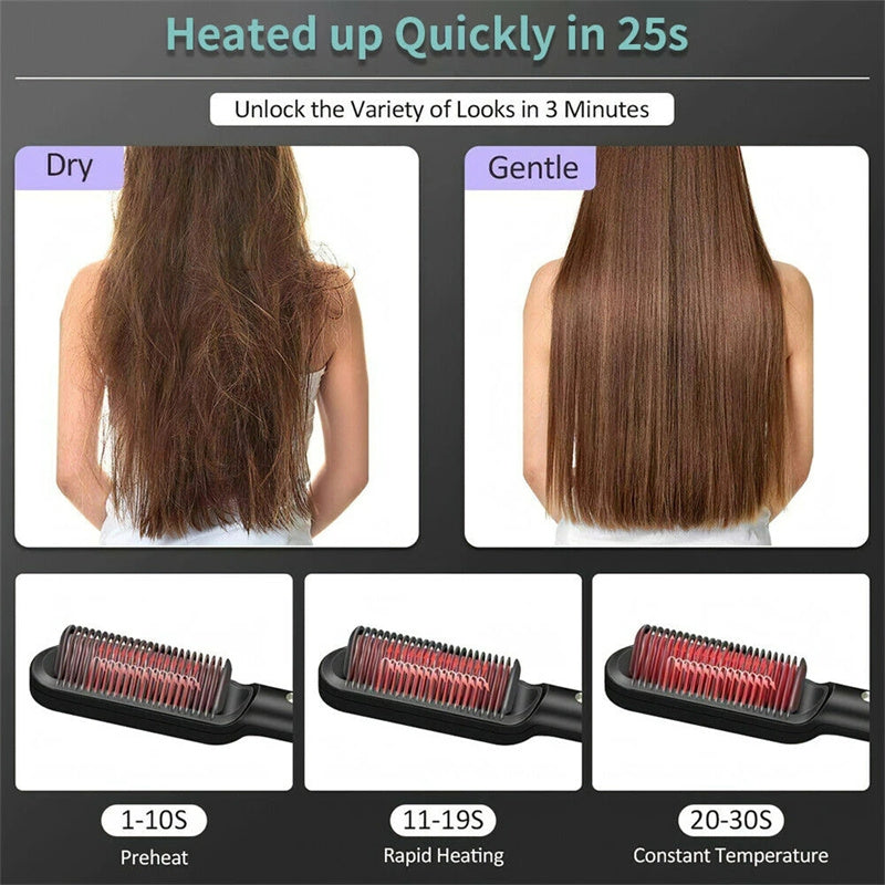SilkTouch™ – Stijl & Kam Tegelijk voor Glanzend Haar | 50% KORTING