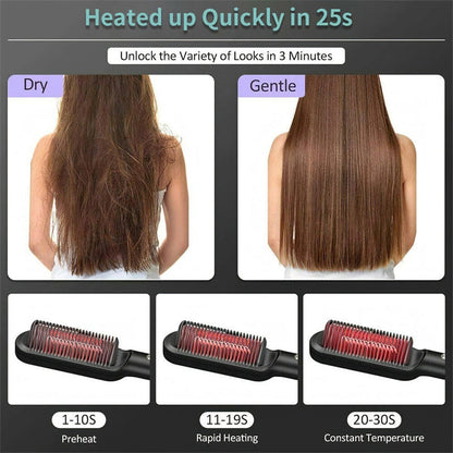 SilkTouch™ – Stijl & Kam Tegelijk voor Glanzend Haar | 50% KORTING
