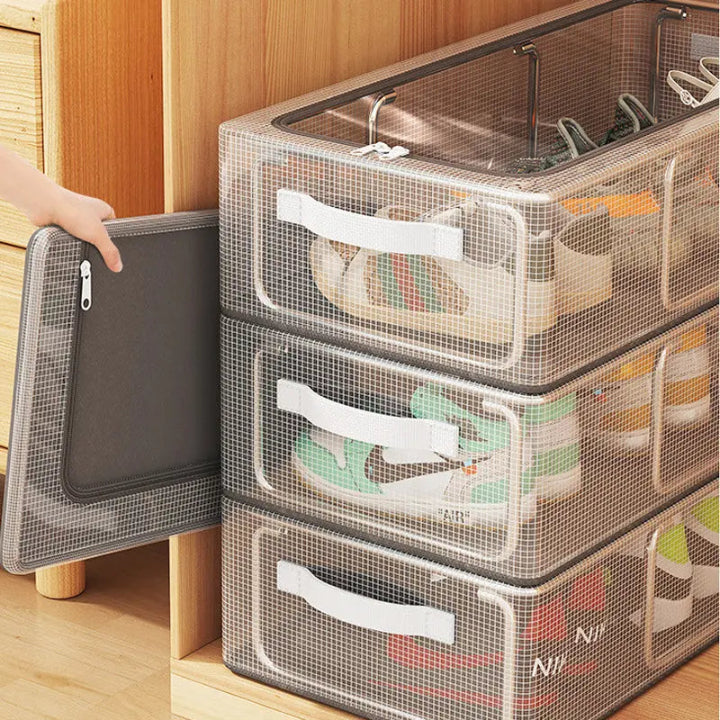 StrideBox — Transparante Schoenen Organizer | 1+1 GRATIS