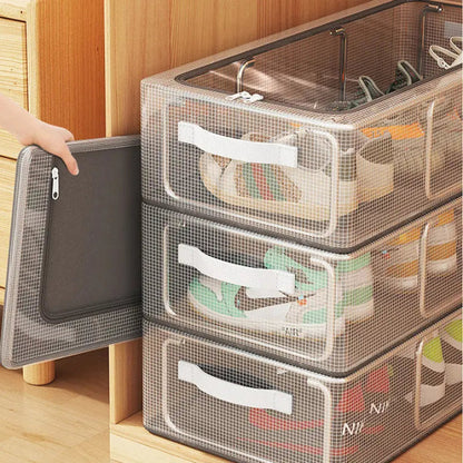 StrideBox — Transparante Schoenen Organizer | 1+1 GRATIS