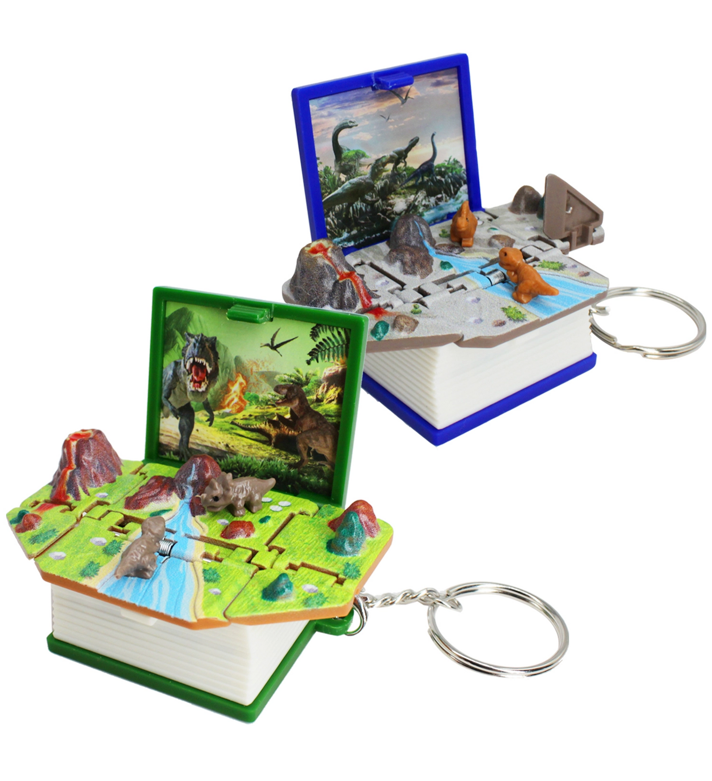 3D pop-up boek sleutelhanger