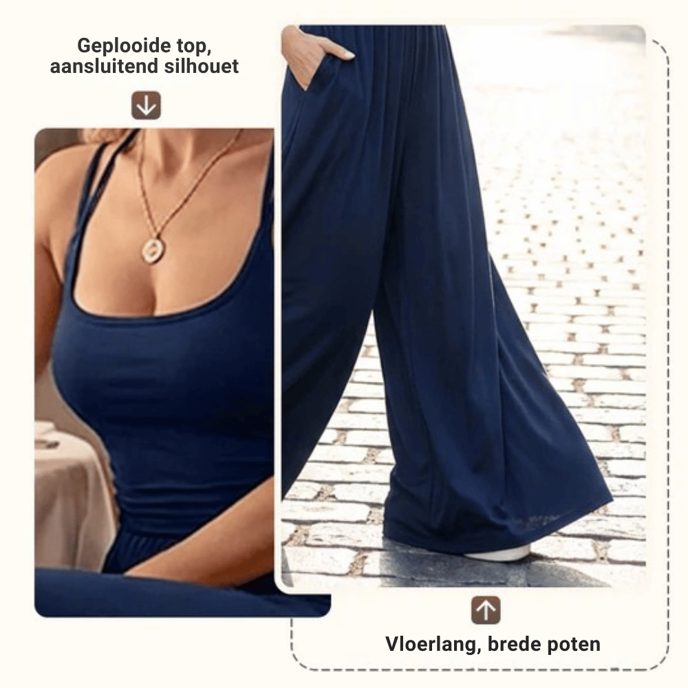 Sophie — Ademend Zomer Jumpsuit | 50% KORTING