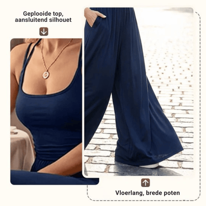 Sophie — Ademend Zomer Jumpsuit | 50% KORTING