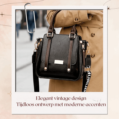 VintageCarry — PU-Leren Schoudertas | 50% KORTING