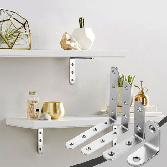 4-pack roestvrijstalen hoekbeugels