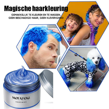 ColorFlex Wax - Instant kleuring en styling, 100% natuurlijk en uitwasbaar | 1+1 GRATIS