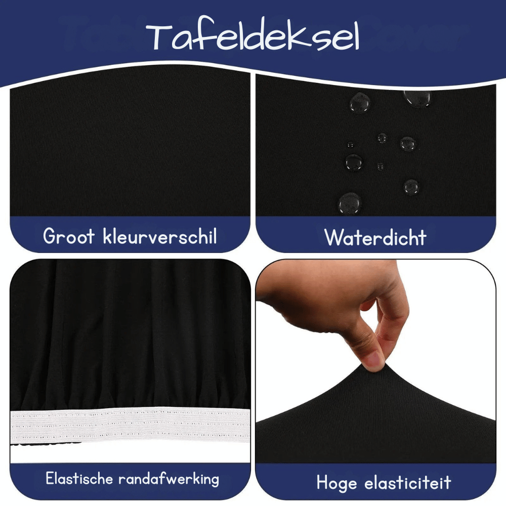 LuxiCover — Stretch-Tafelkleed | 1+1 GRATIS