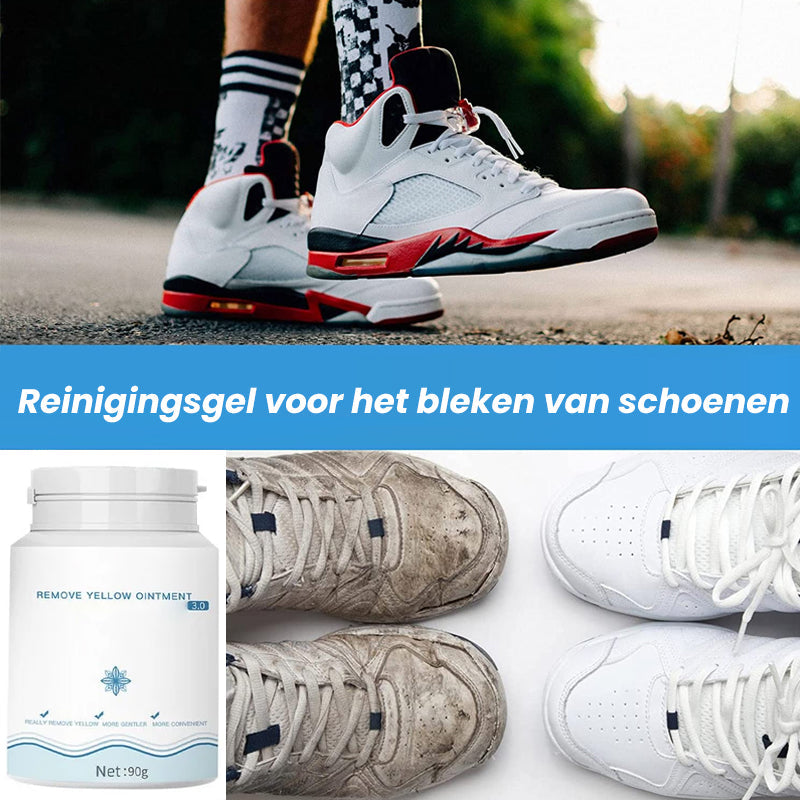 Reinigings-gel voor het bleken van schoenen