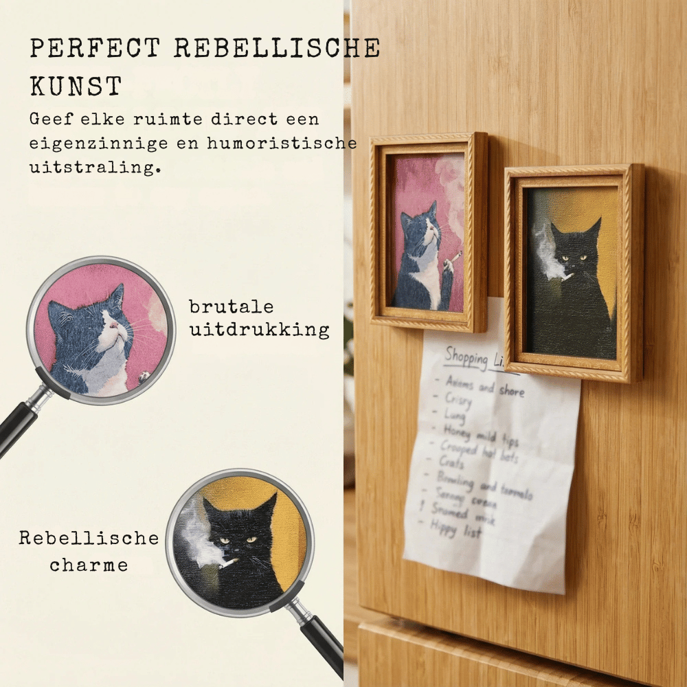 WhiskerPop – Speelse Kattenmagneet | 1+1 GRATIS