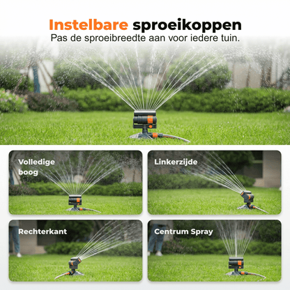 AquaVerve — Slimme Sprinkler voor Weelderige Tuinen | 50% KORTING