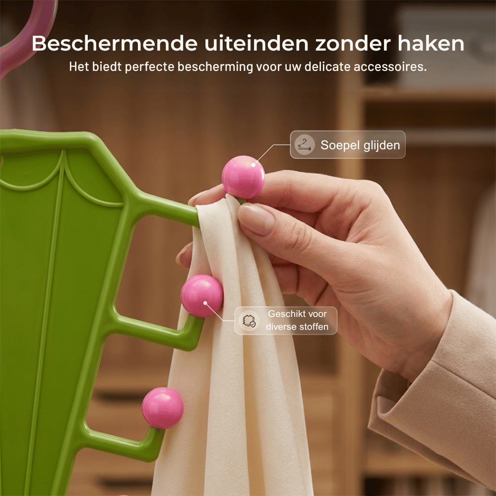 ClosetPro — V-vormige Accessoire-Organizer 6 stuks| 1+2 GRATIS