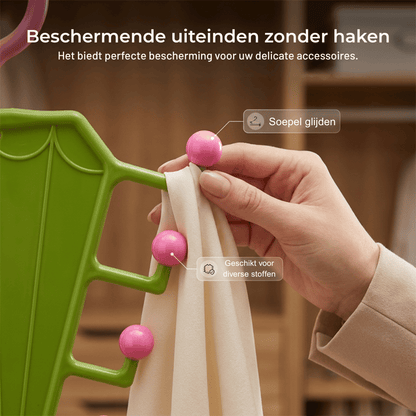 ClosetPro — V-vormige Accessoire-Organizer 6 stuks| 1+2 GRATIS