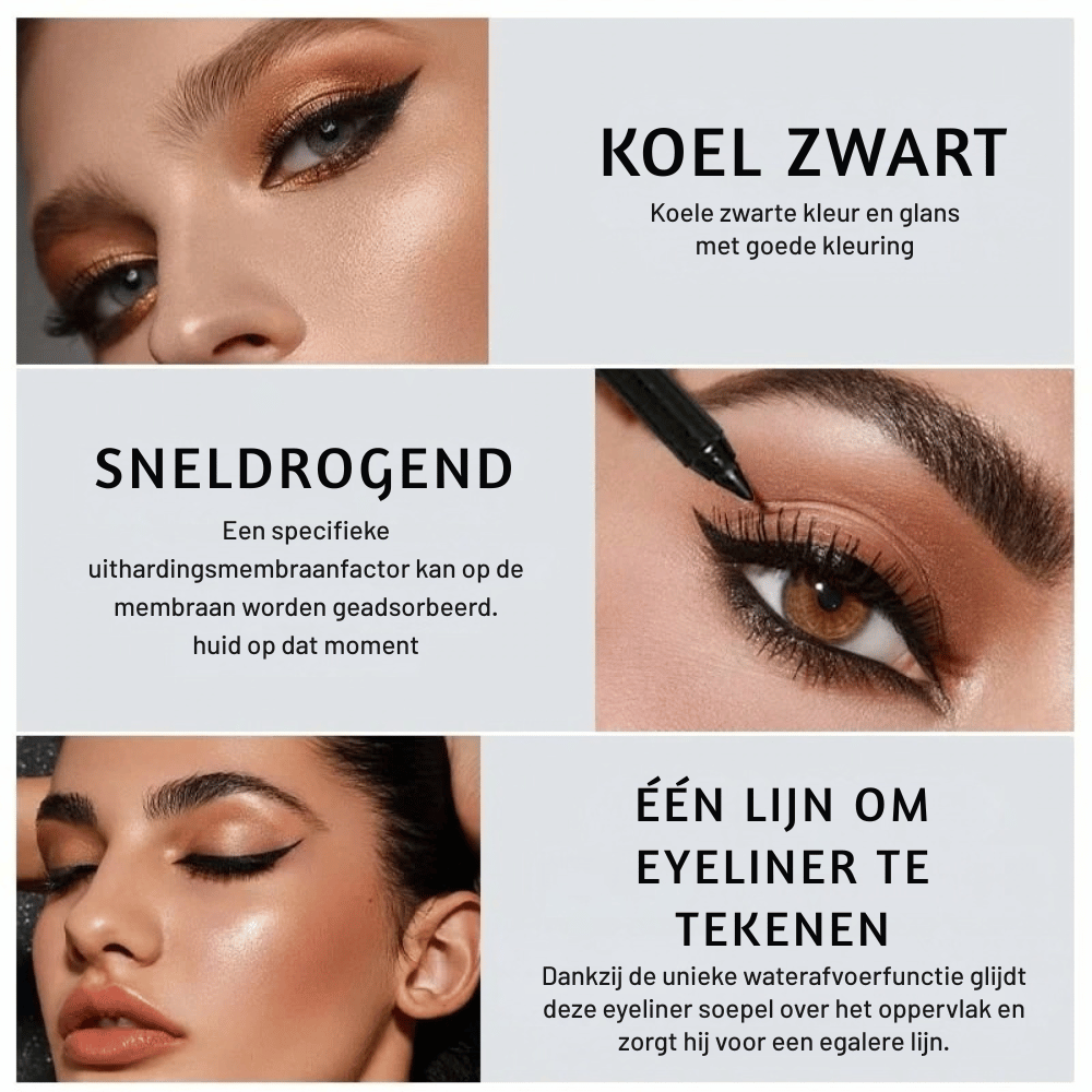 PrismLuxe — Waterbestendige Gel Eyelinerset | 50% KORTING