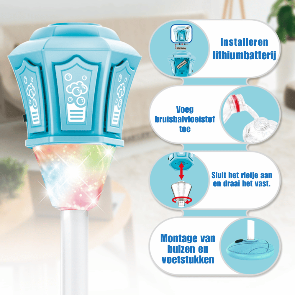 LumaBubbler — Glowing Bubble Machine | 50% KORTING