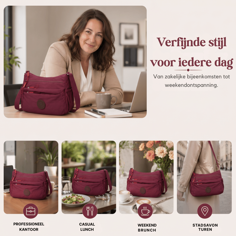 VersaCarry — Stijlvolle Multi-Pocket Crossbody | 50% KORTING