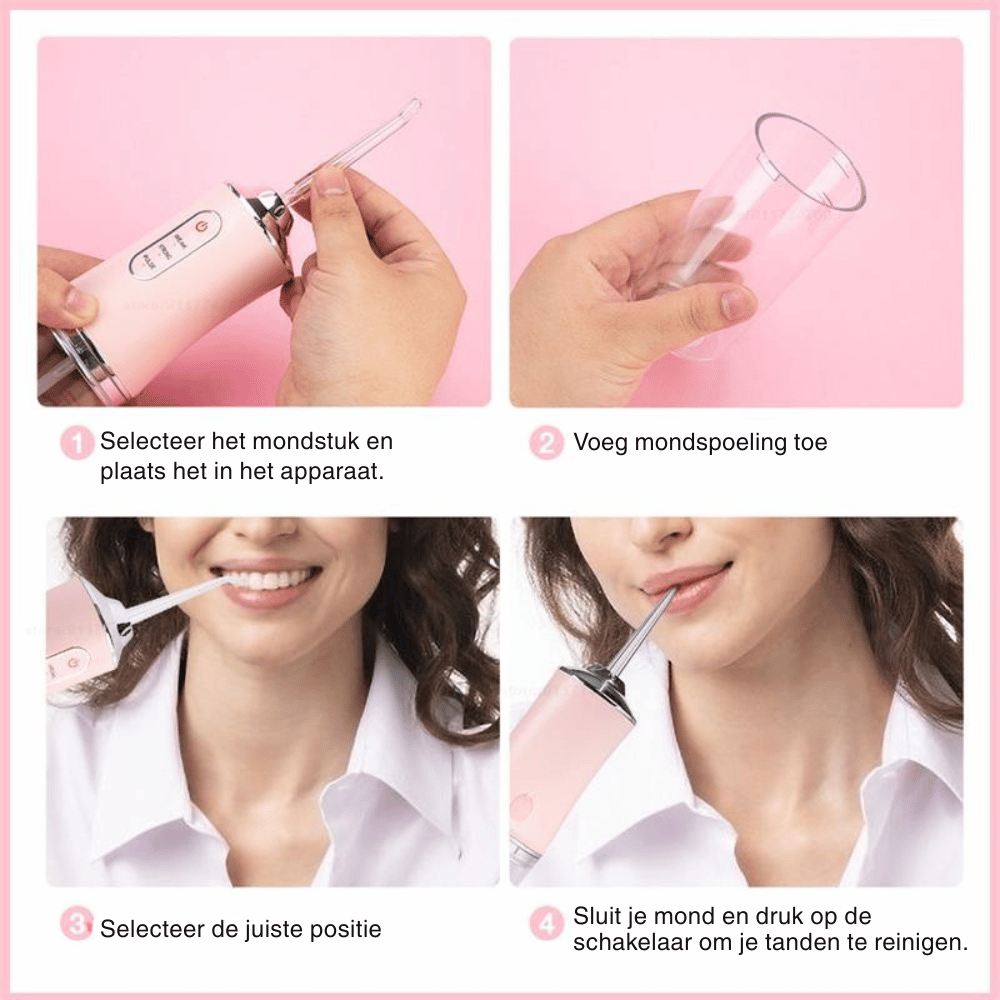 HydraPearl — 4-in-1 Waterflosser | 50% KORTING