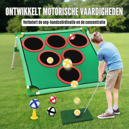 MiniGolf Pro – Draagbaar golfdoelspel voor kinderen | 50% KORTING