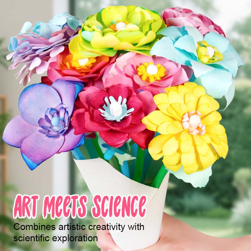 BloomCraft - Creatieve DIY-bloemenset voor kinderen | 50% KORTING