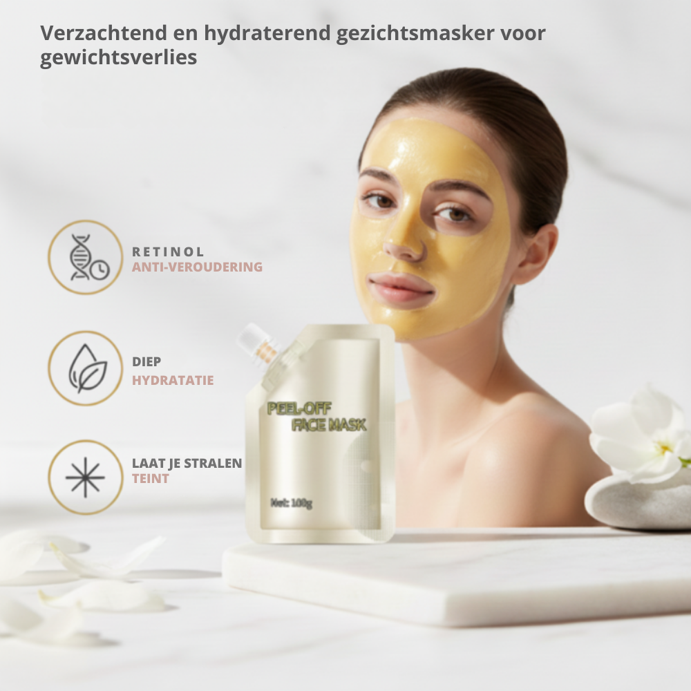 HydraGlow – Stralende Peel-Off Masker | 1+1 GRATIS