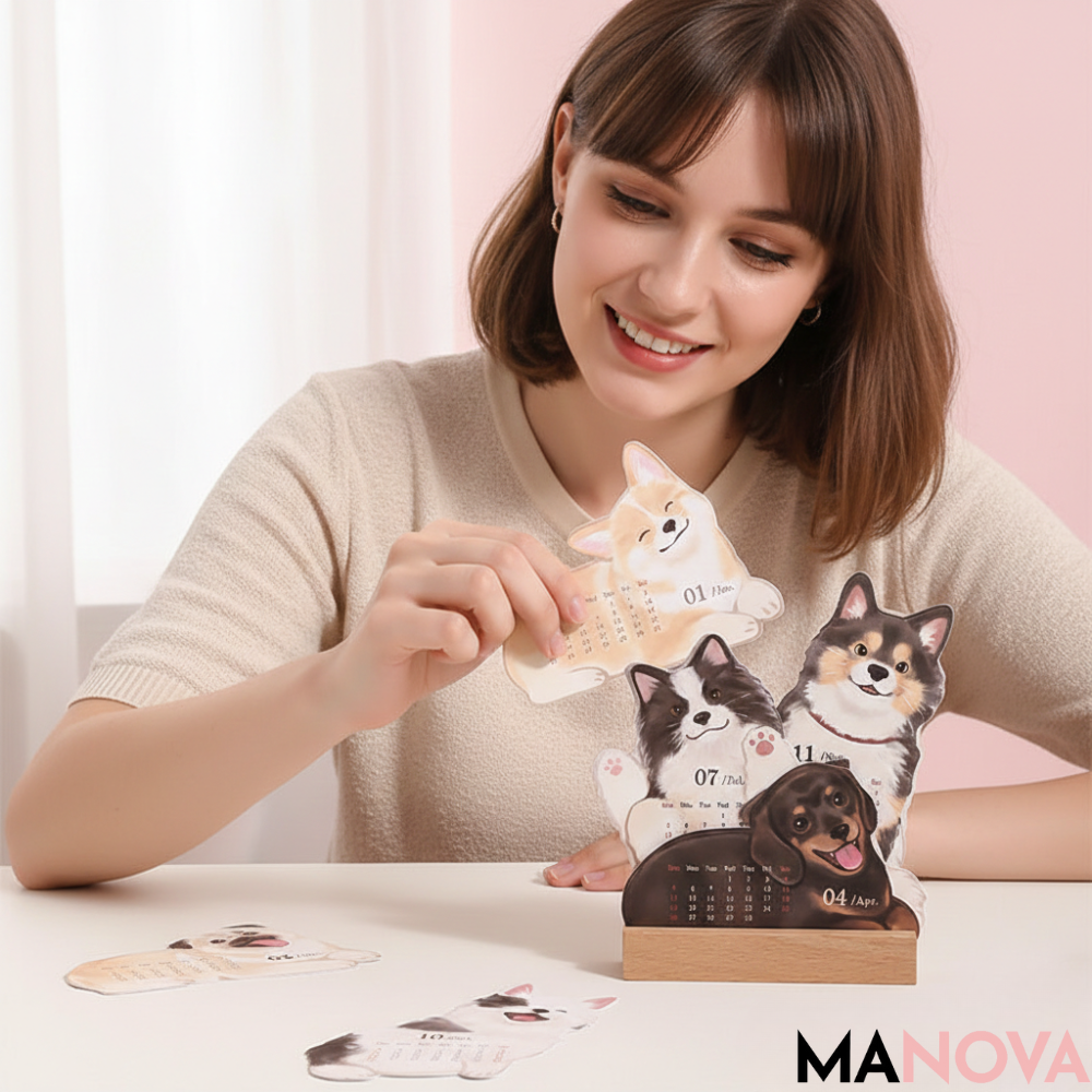 PawMuse – 3D Dierenkalender | 50% KORTING