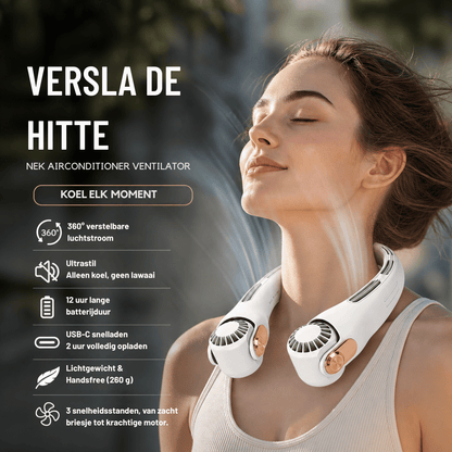 NeckBreeze — Handsfree Nekventilator | 50% KORTING