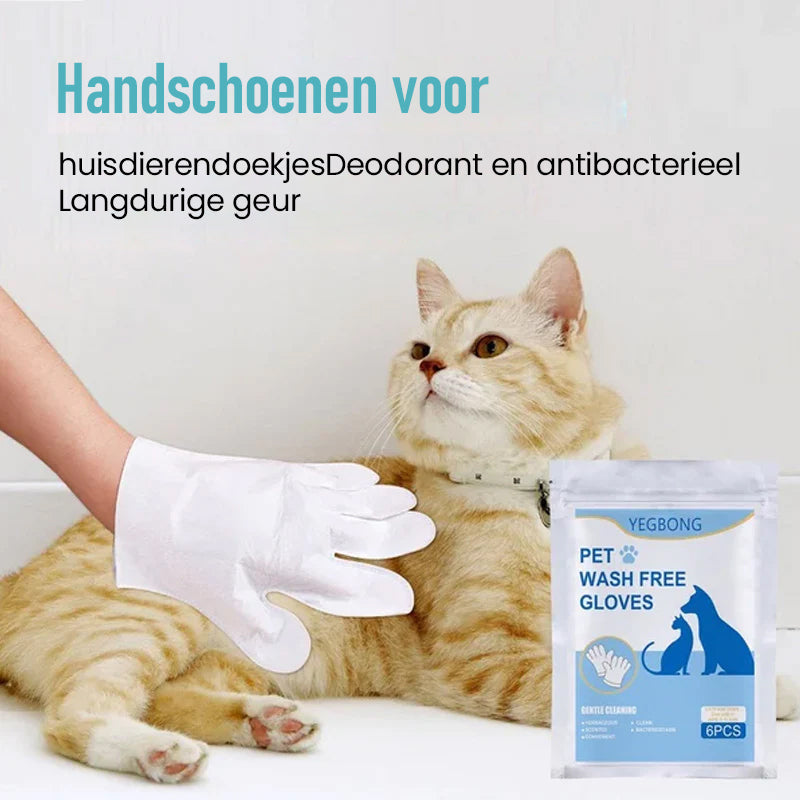 Handschoendoekjes voor het verzorgen van huisdieren