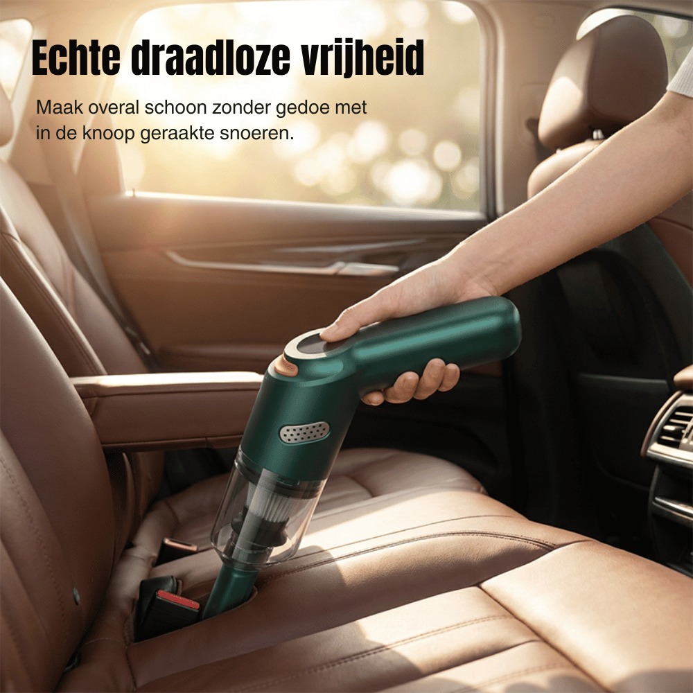 AeroSweep — Snoerloze Kracht in Zakformaat | 50% KORTING