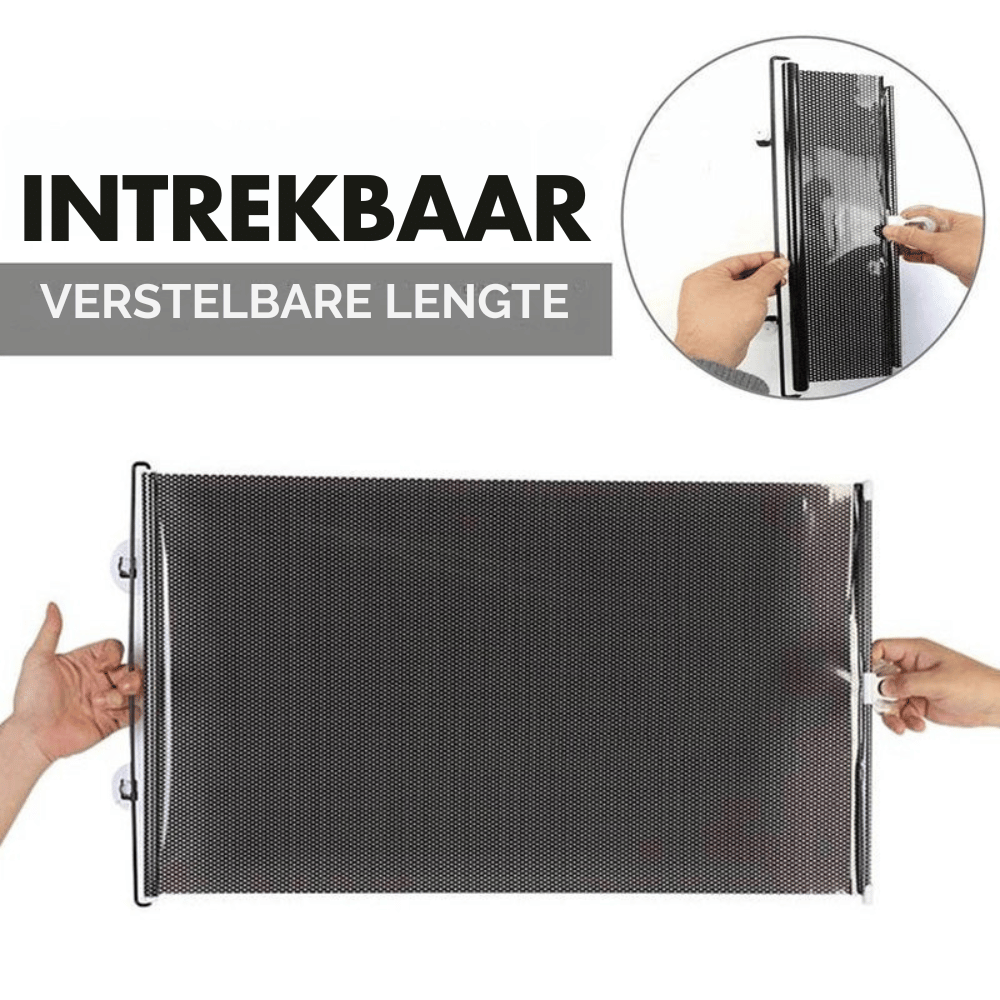 ShadeFlex — Uitschuifbare Zonwering | 1+1 GRATIS