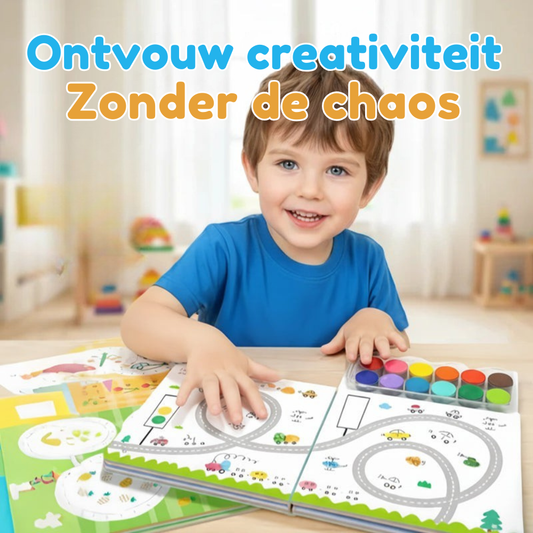 ColorFun – Vinger-Kleurboek & Verfkit voor Kinderen | 2+1 GRATIS