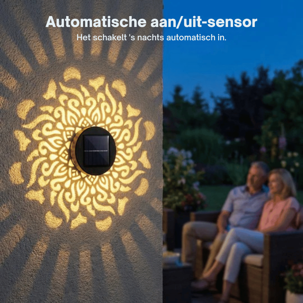 MandalaGlow — Solar Tuinlamp | 1+1 GRATIS