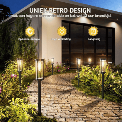 SolaraLuxe — Solar Tuinverlichting |  50% KORTING