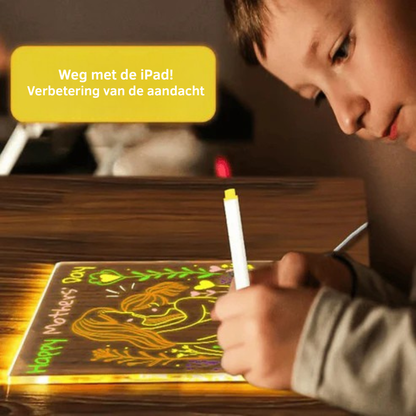 LumoCanvas – LED Creatief Schrijfbord | 50% KORTING
