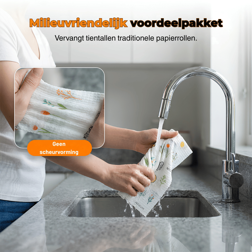 SilkinZa — Krasvrije Wegwerpdoekjes | 1+1 GRATIS