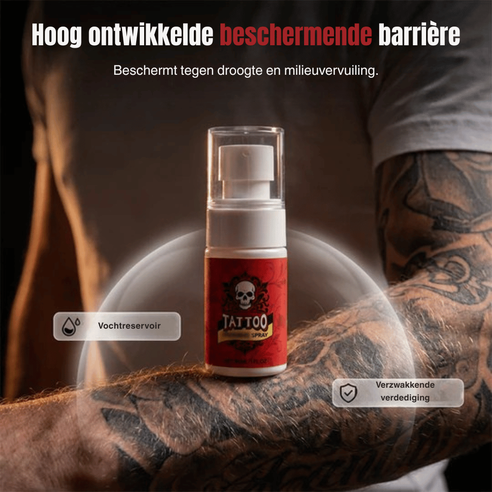 InkRevive — Tattoo-Verzorgingsspray | 1+2 GRATIS