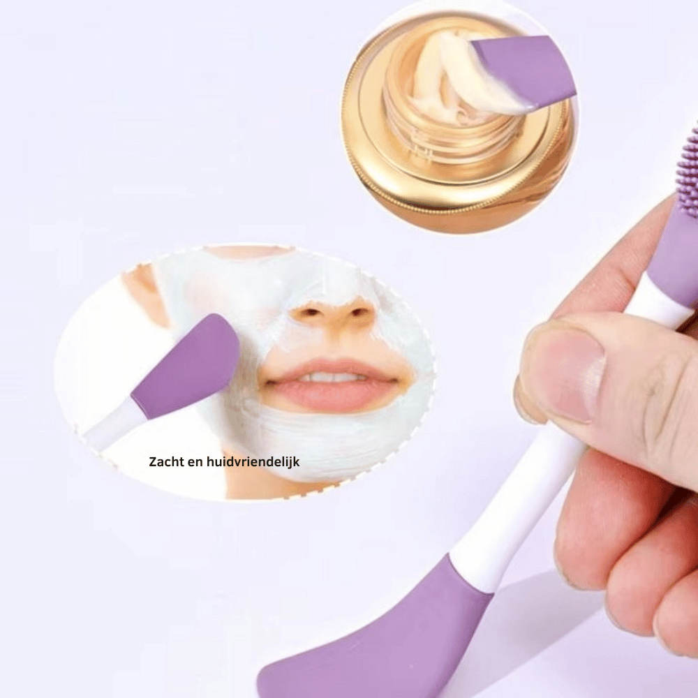 GlowFlex — Skincare Applicator Tool 1 set 4 stuks | 50% KORTING