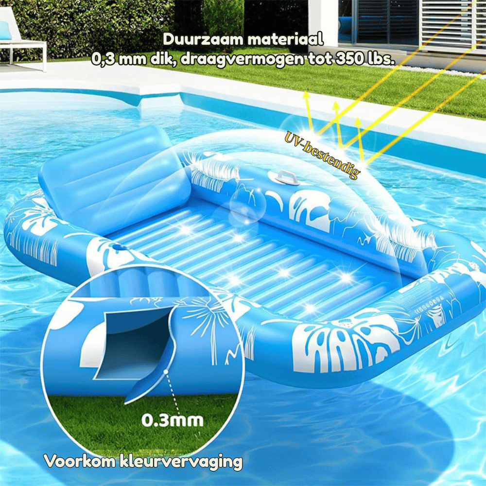 AquaLuxe — Duo Ligstoel Zwembad | 50% KORTING