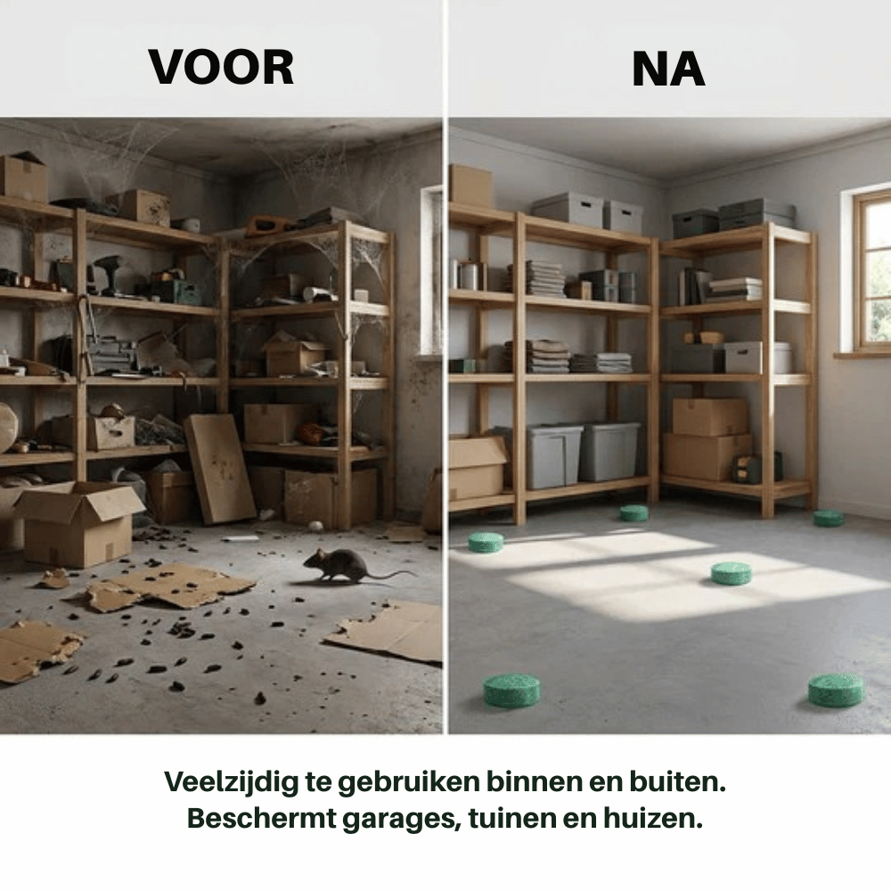 PestGuard 12 Pellets — Natuurlijke Ongediertewerende Pellets | 50% KORTING